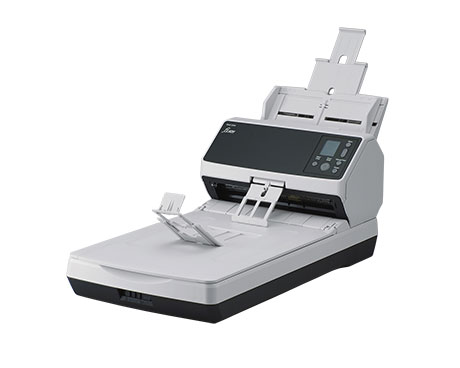The fi-8290 provides unmatched performance and market-leading document imaging capabilities. It offers versatile scanning, with flatbed and ADF, providing quick scans in just 1.7 seconds ipm (200/300 dpi) as flatbed, and 90 ppm/180 ipm (200/300 dpi, color, A4 portrait) as ADF. The scanner loads up to 100 sheets at a time, and comes equipped with a capability of scanning up to as many as 13,000 sheets a day. - Image 2