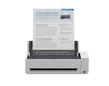 ScanSnap iX1300 is a compact, yet powerful solution to all your daily and ad-hoc scanning needs. Being compact and multi-functional, the iX1300 is the perfect model for a hybrid workstyle. - Image 1