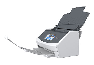 ScanSnap iX1600 is the evolved flagship model of the ScanSnap series, enabling scanning at higher speeds of 40 ppm/80 ipm (A4-size documents, color, 300dpi). It comes with the all-familiar 4.3-inch touch screen to bridge the gap where the physical and digital meets. The device comes with Wi-Fi connectivity, making it the perfect model for team sharing and combined use with cloud services. - Image 2